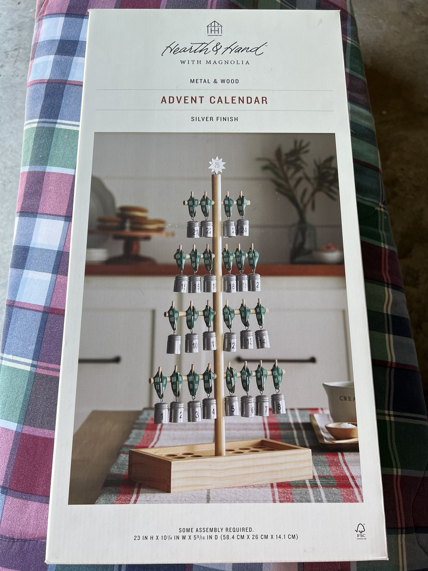 Hearth And Hand Advent Calendar Customize and Print