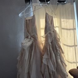 Gold Dress for Girls 