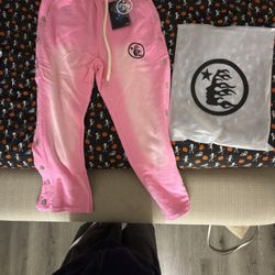 Pink Hellstar Flared Sweats