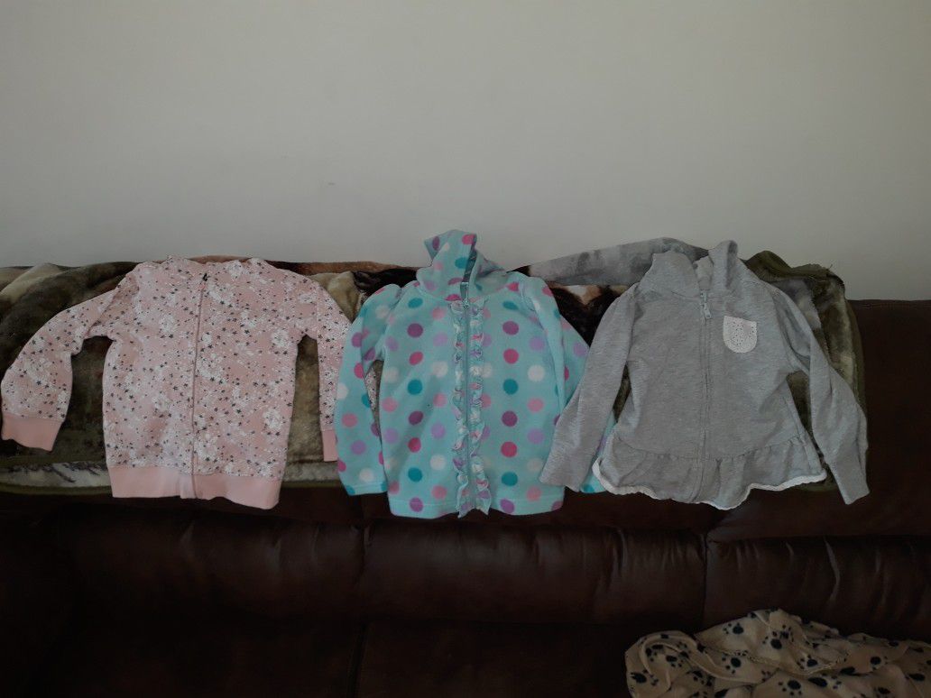 3 girls size 3T jackets