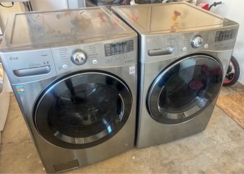 LG washer and gas dryer