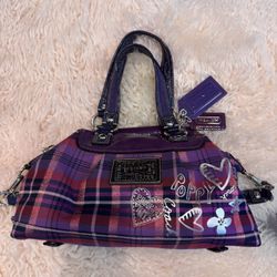 Coach Poppy Purple Bag 