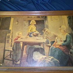 Vintage Antique Dutch Painting