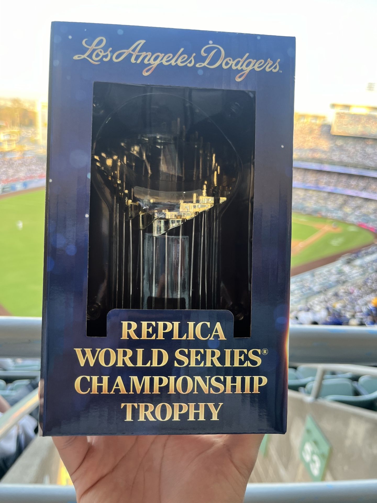 Dodgers World Series Replica Trophy