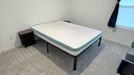 SALE Full bed frame + Full Mattress