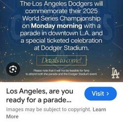 2025 Dodgers Championship Ticket