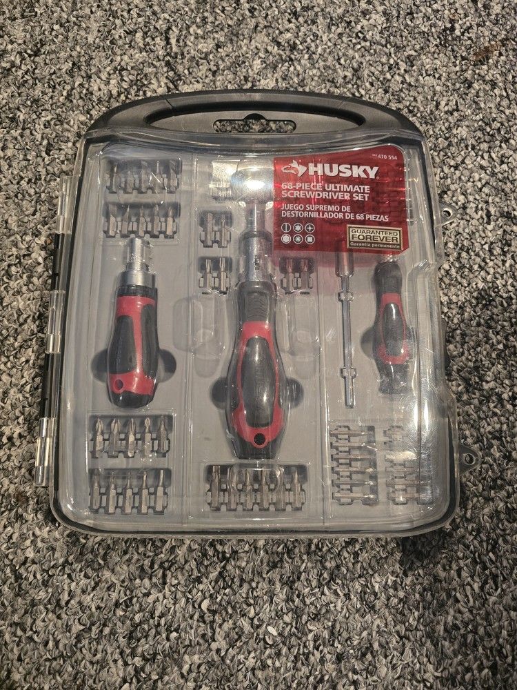 Husky 68-Piece Ultimate Screwdriver Set 470 554