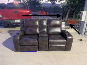 Brown 3pc Power Reclining Loveseat Couch (DELIVERY AVAILABLE)
