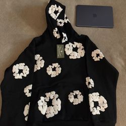 Black Denim Tears Hoodie