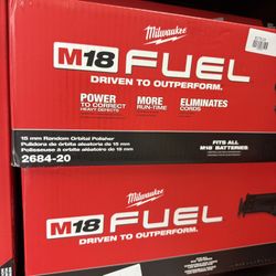 M18 FUEL18V Lithium-Ion Brushless Cordless 15MM DA Polisher (Tool-Only)