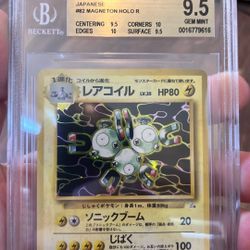 Magneton Japanese Fossil BGS 9.5 Pokemon Card