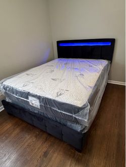 Cama de luces / incluido el colchón con base