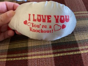 I love you boxing glove key chain