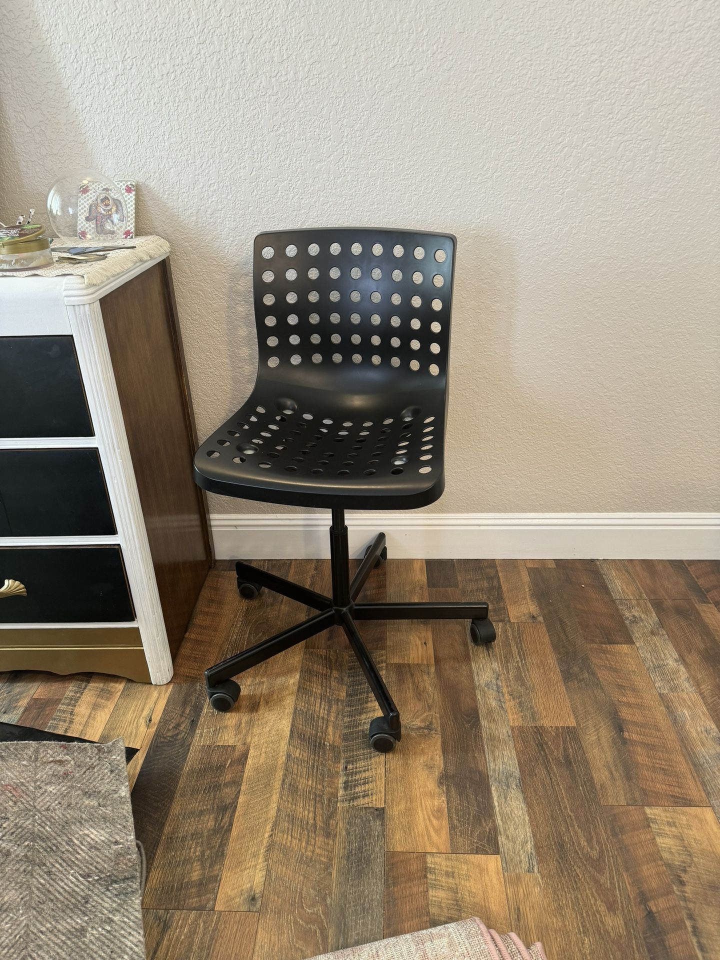 IKEA Black Swivel Chair