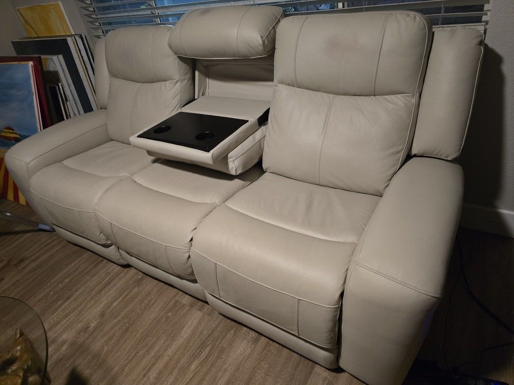 Top Grain Leather Sofa
