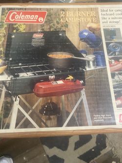 Two burner camping stove