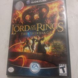 Nintendo GameCube Game The Lord Of The Rings The Third Age Use