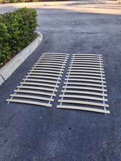 IKEA LEROY slatted bases Queen size