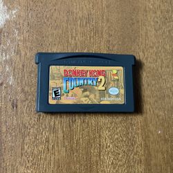 Donkey Kong Country 2 for Nintendo Gameboy Advance video game boy console GBA system two DKC