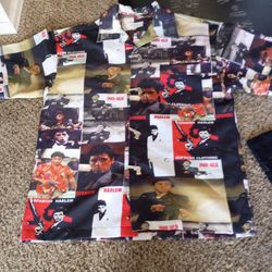 $CARFACE Short Sleeved Collared Button Down Shirt 