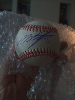 Miguel Tejada Autographed Baseball