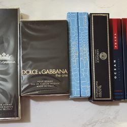 Dolce&Gabbana, Versace & Prada Mens Perfume EDP EDT New Authentic