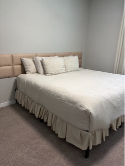 Few days only – King Mattress + Frame – Like New