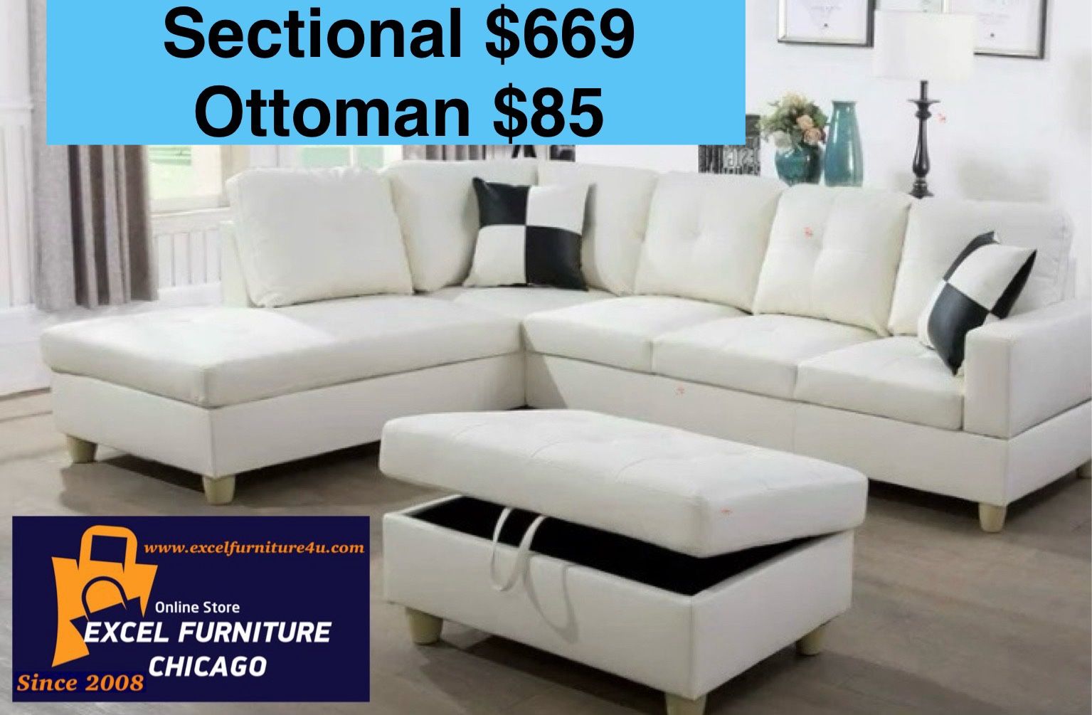 💫FREE DELIVERY💫Brand New Sectional Sofa Couch 