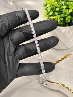 Moissanite tennis bracelet