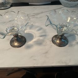 2 Sterling Silver ⚓️Rogers⚓️ Candy dishes