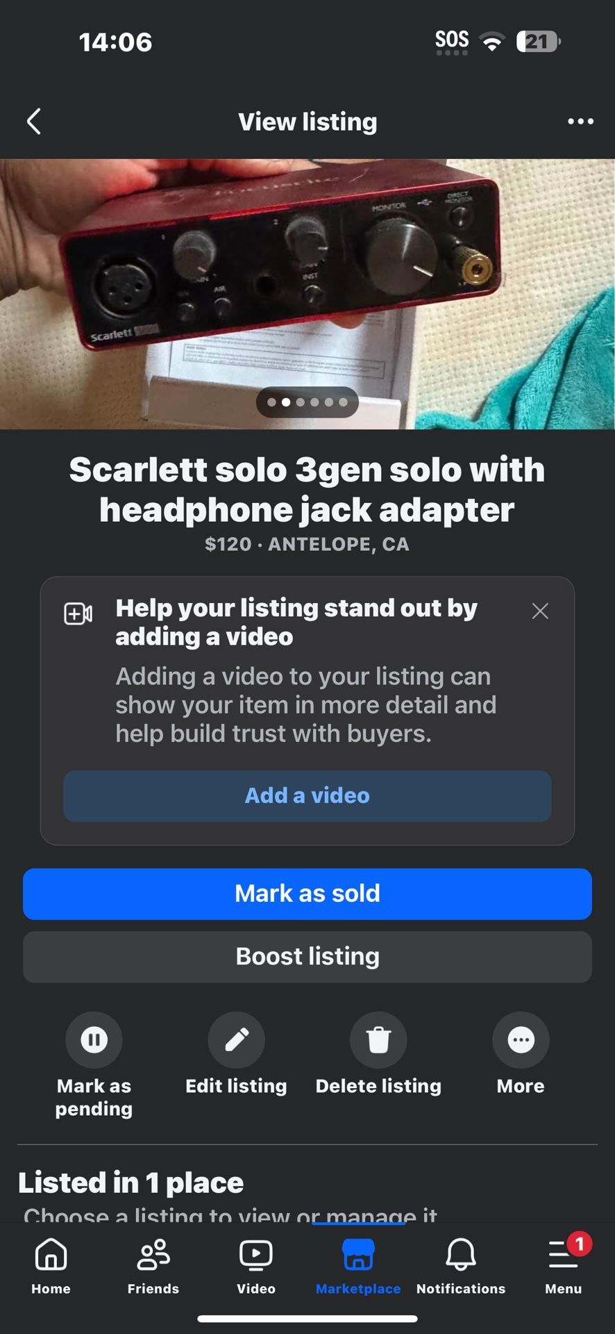 Scarlett Solo Gen3