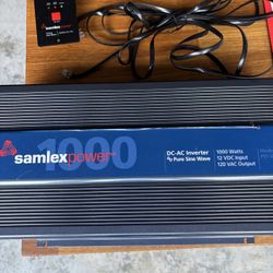 Samlex PST-1000 12 Inverter Plus Remote 