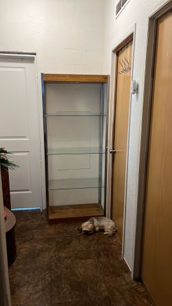 6Ft glass shelf  display stand