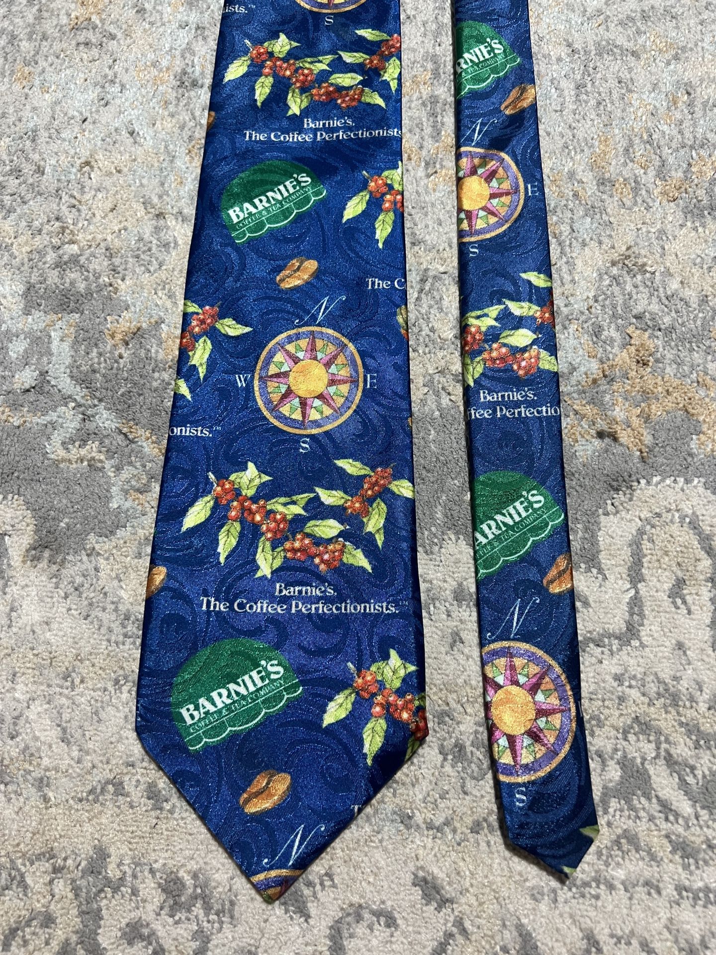 Flavor Wear Barnie’s Coffee & Tea Company Men’s Necktie USA