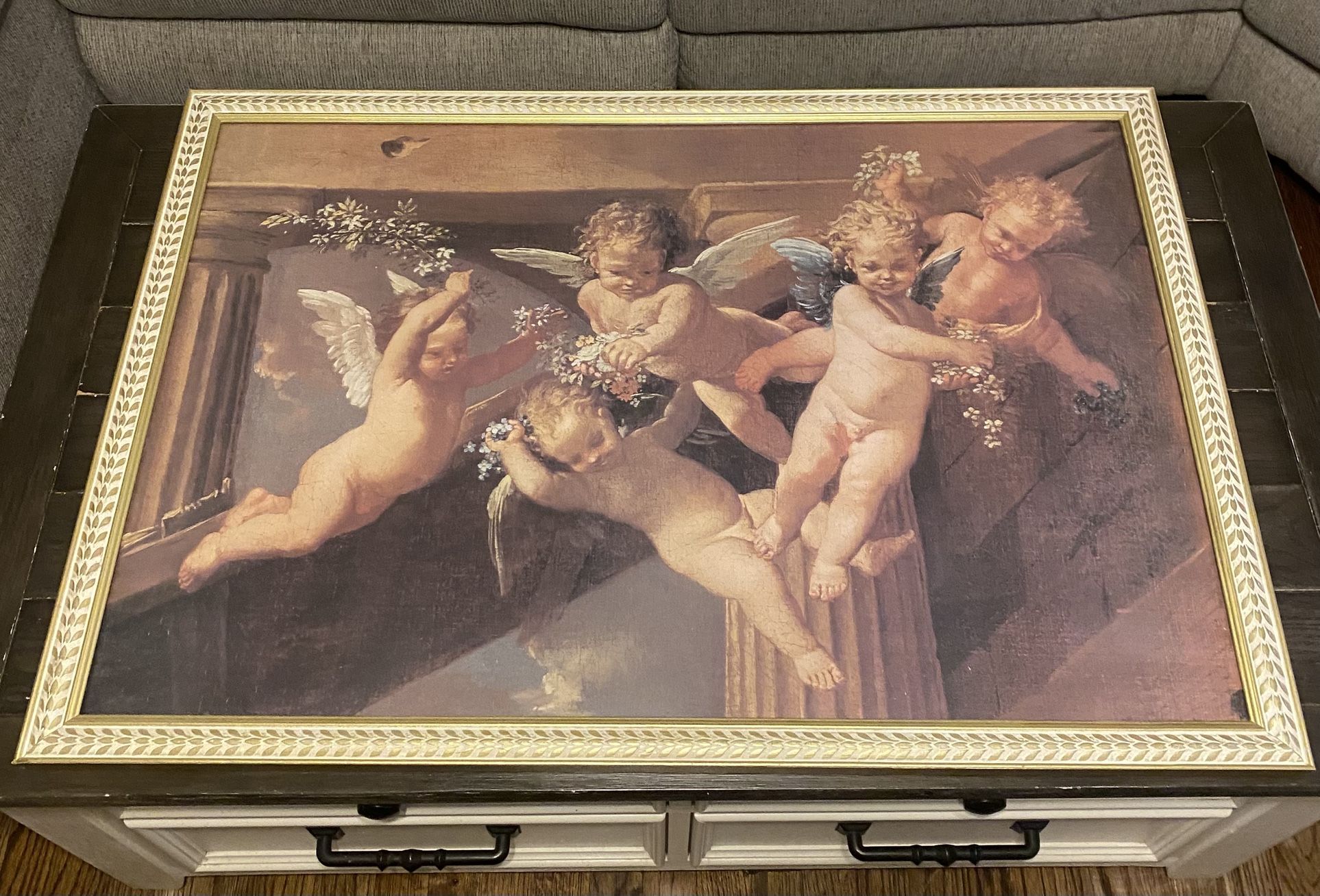 Adoration Of The Shepherds Framed Picture