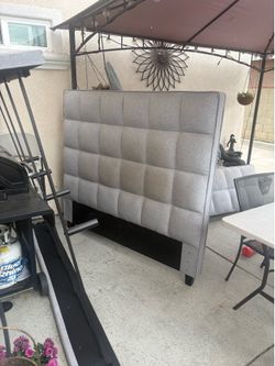 Queen headboard/ footboard and  frame