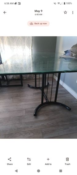 Table and chairs