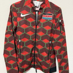 Nike Pro Elite Team Kenya Podium Zip Track Jacket Womens Sz XS CI8789-602 