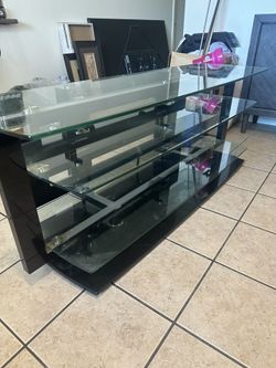 Glass Entertainment Center 