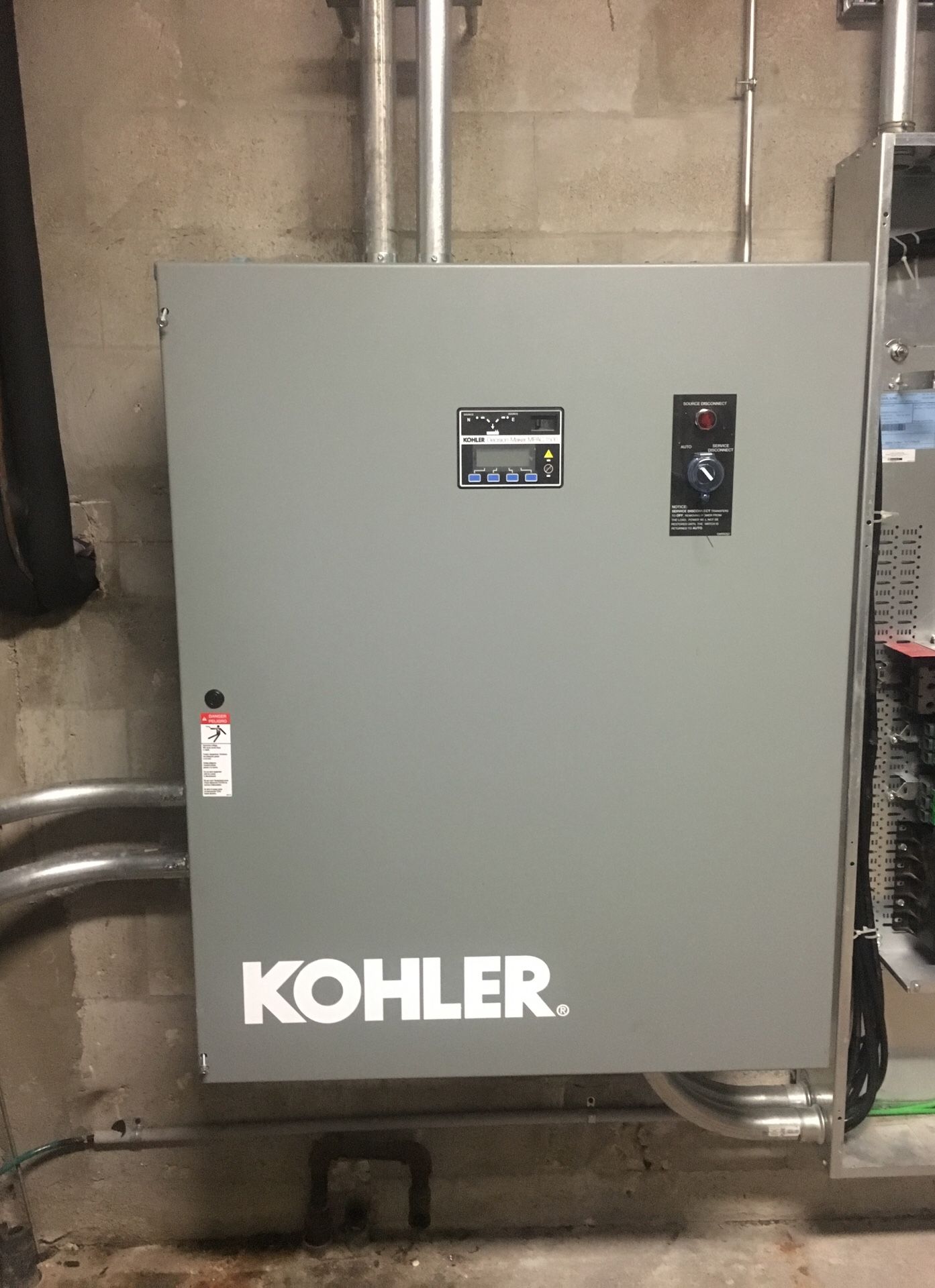 Generator transfer switch