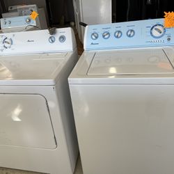 Amana Super Capacity Washer/Dryer Set