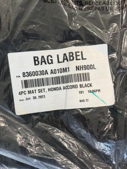 Brand-new OEM Honda Accord carpet floor mats