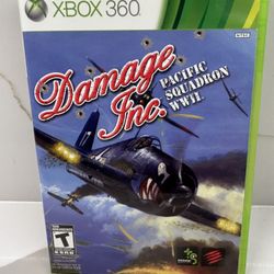 Damage Inc.: Pacific Squadron WWII Game (Microsoft Xbox 360 Game, 2012)