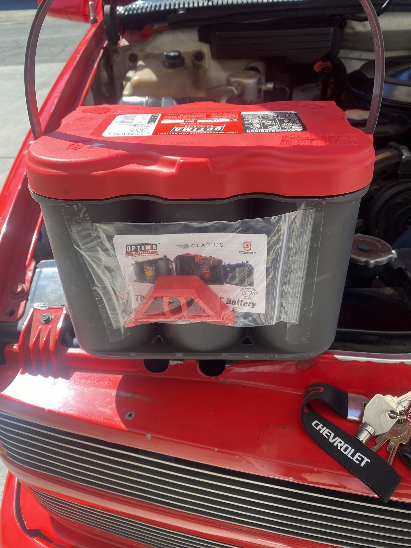 Brand New Optima Battery (red Top)