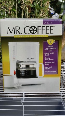 New coffee maker.