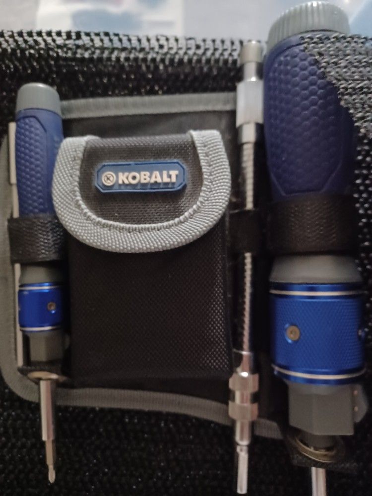 LOWES, KOBALT THREE TIMES FASTER SCREWDRIVER SET