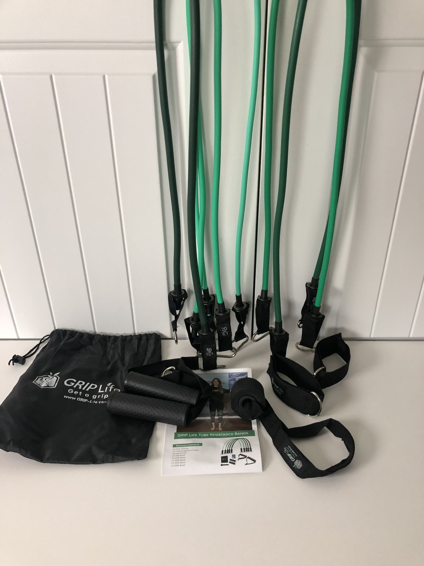 Bundle 10 Sets Cable Bands Yoga Workout Pilates