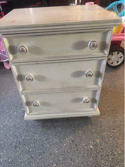 White dresser