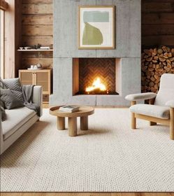 nuLOOM Penelope Braided Wool Area Rug 7'6" x 9'6" Off White
#153