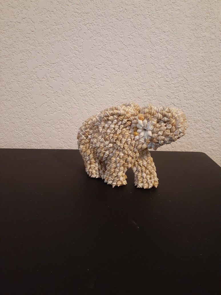 shell covered elephant